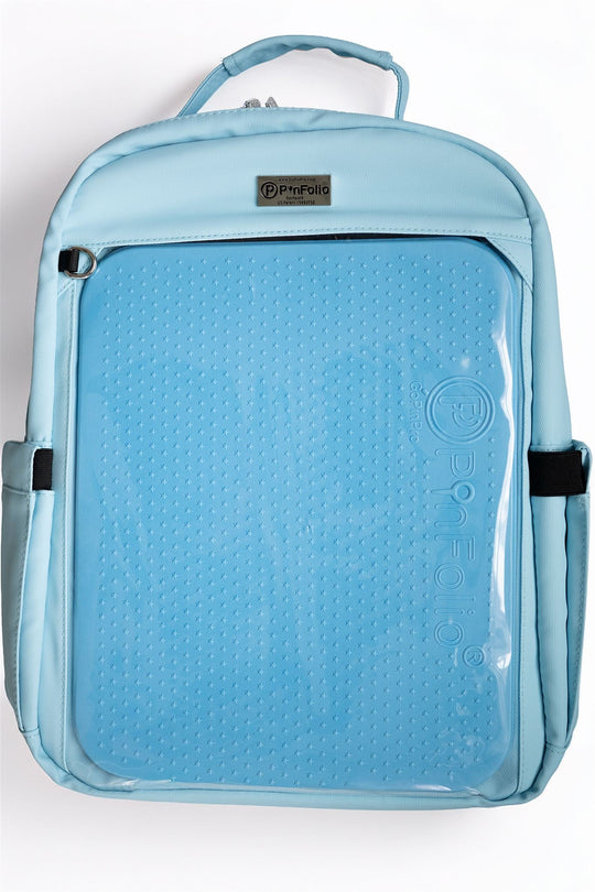 PinFolio® Backpack – Stylish Pin Organizer & Display Bag | Holds Stick'N'Go® Board | Perfect for Pin Collectors on the Go - Pinfinity - Augmented Reality Collectible Pins