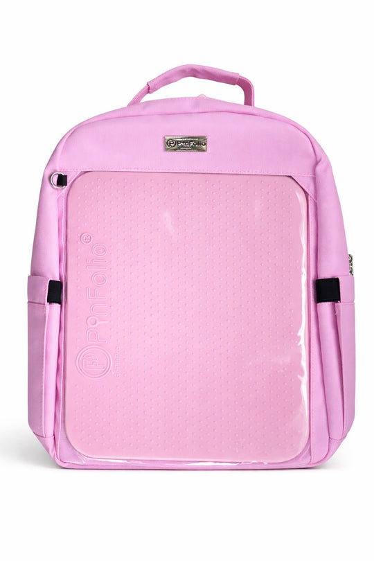 PinFolio® Backpack – Stylish Pin Organizer & Display Bag | Holds Stick'N'Go® Board | Perfect for Pin Collectors on the Go - Pinfinity - Augmented Reality Collectible Pins