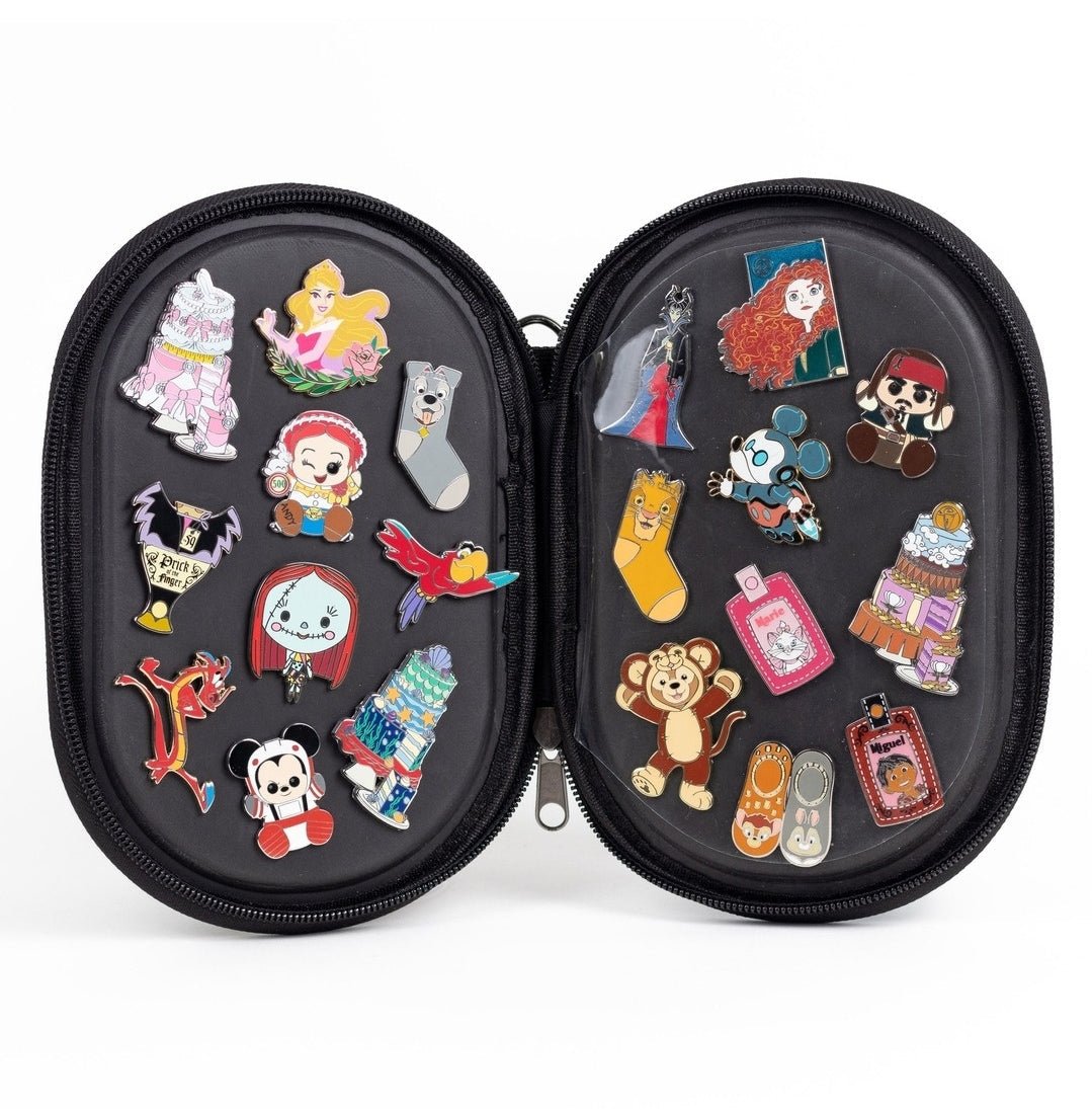 PinFolio® GO – Compact Pin Display & Storage Organizer | Fits Inside Loungefly Bags | Ideal for Pin Traders on the Go - Pinfinity - Augmented Reality Collectible Pins