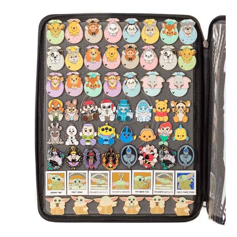 PinFolio® Maxx – Enhanced Enamel Pin Display & Storage Case | Holds Up to 120 Pins | Stick'N'Go® Technology - Pinfinity - Augmented Reality Collectible Pins