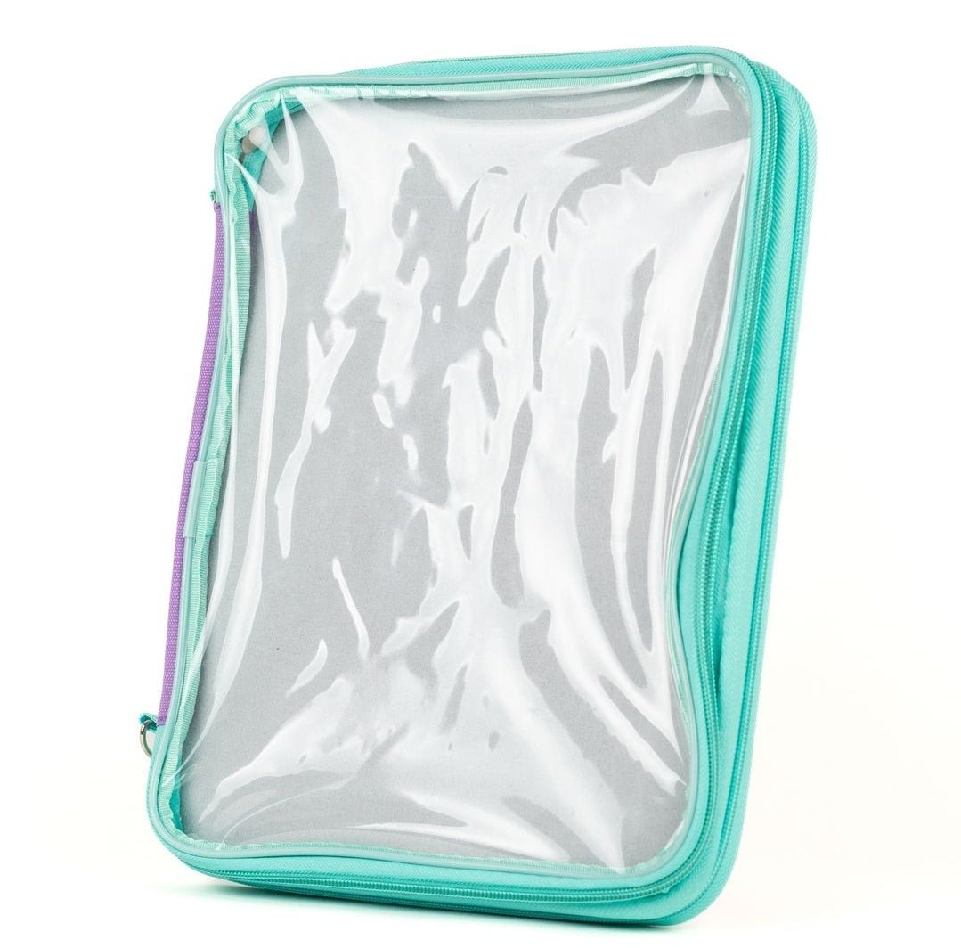 PinFolio® Maxx SHOW – Enamel Pin Display & Trading Case | 3 Stick'N'Go® Surfaces | Holds Up to 180 1" Pins - Pinfinity - Augmented Reality Collectible Pins