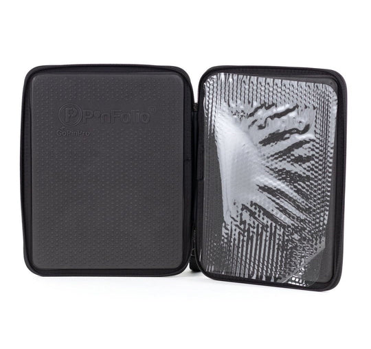 PinFolio® Maxx SHOW – Enamel Pin Display & Trading Case | 3 Stick'N'Go® Surfaces | Holds Up to 180 1" Pins - Pinfinity - Augmented Reality Collectible Pins