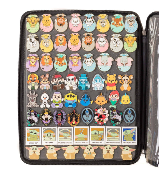 PinFolio® Maxx SHOW – Enamel Pin Display & Trading Case | 3 Stick'N'Go® Surfaces | Holds Up to 180 1" Pins - Pinfinity - Augmented Reality Collectible Pins