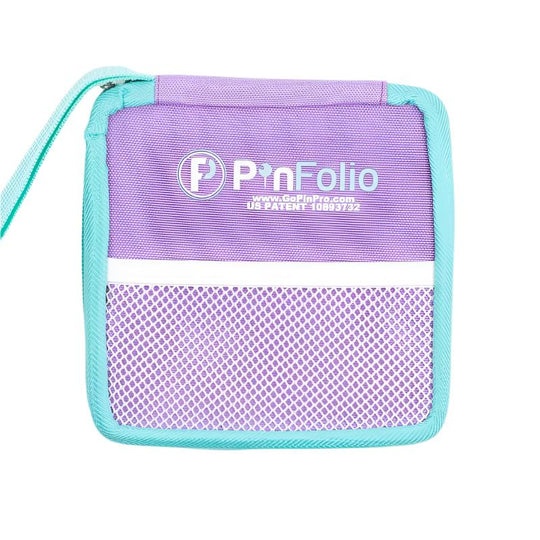 PinFolio® Mini SHOW – Portable Pin Organizer & Display for Disney Pin Traders | Holds Up to 30 Pins - Pinfinity - Augmented Reality Collectible Pins