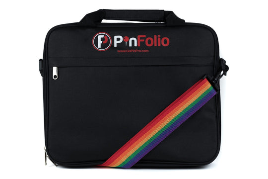 PinFolio® Pro – Premium Pin Trading & Storage Bag with Stick'N'Go® Technology | Holds Up to 1000 Pins - Pinfinity - Augmented Reality Collectible Pins