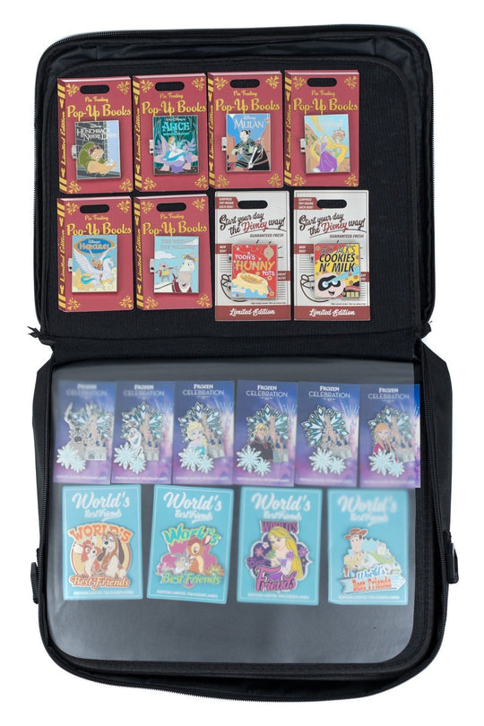 PinFolio® Pro – Premium Pin Trading & Storage Bag with Stick'N'Go® Technology | Holds Up to 1000 Pins - Pinfinity - Augmented Reality Collectible Pins