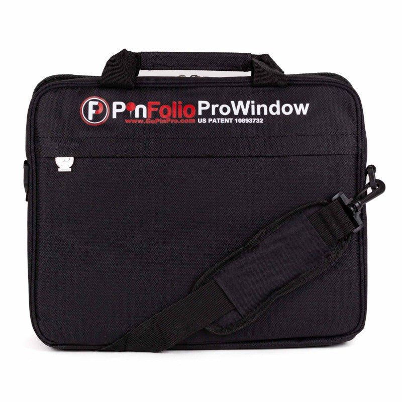 PinFolio® Pro Window – Pin Trading & Display Bag with Customizable Window | Holds Up to 1200 Pins - Pinfinity - Augmented Reality Collectible Pins