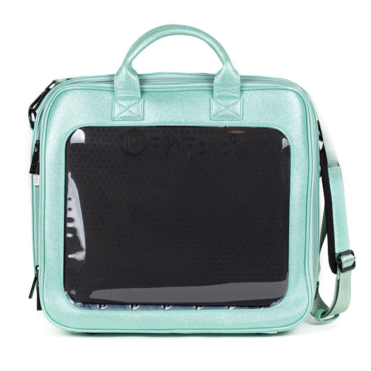 PinFolio® Regal Window – Luxury Pin Trading Bag with Stick'N'Go® Boards & Front Display | Holds Up to 734 Pins - Pinfinity - Augmented Reality Collectible Pins