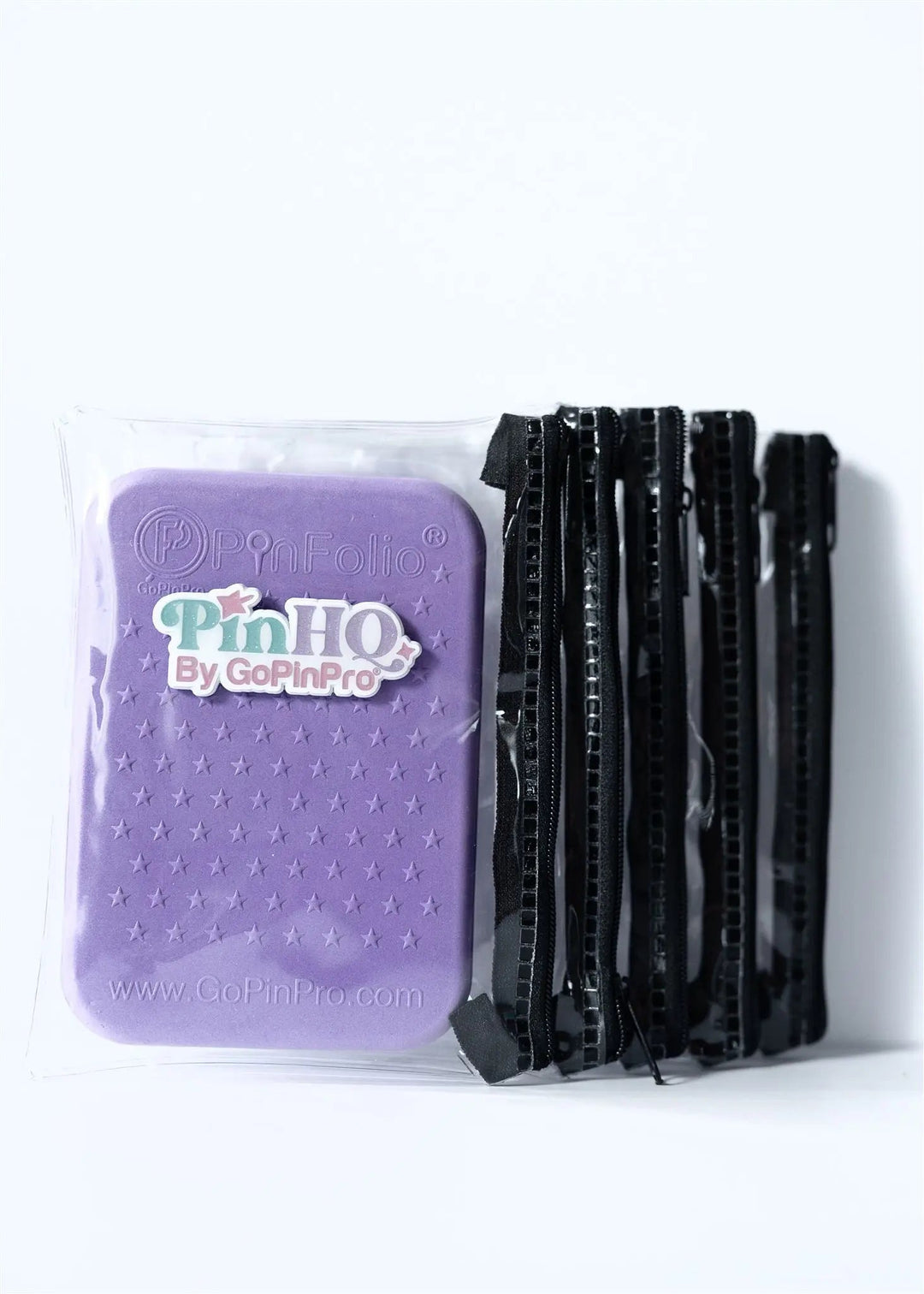 PinFolio® Safe'N'Go® Zippered Pouch for Mini Boards - Pack of 5 - Pinfinity - Augmented Reality Collectible Pins