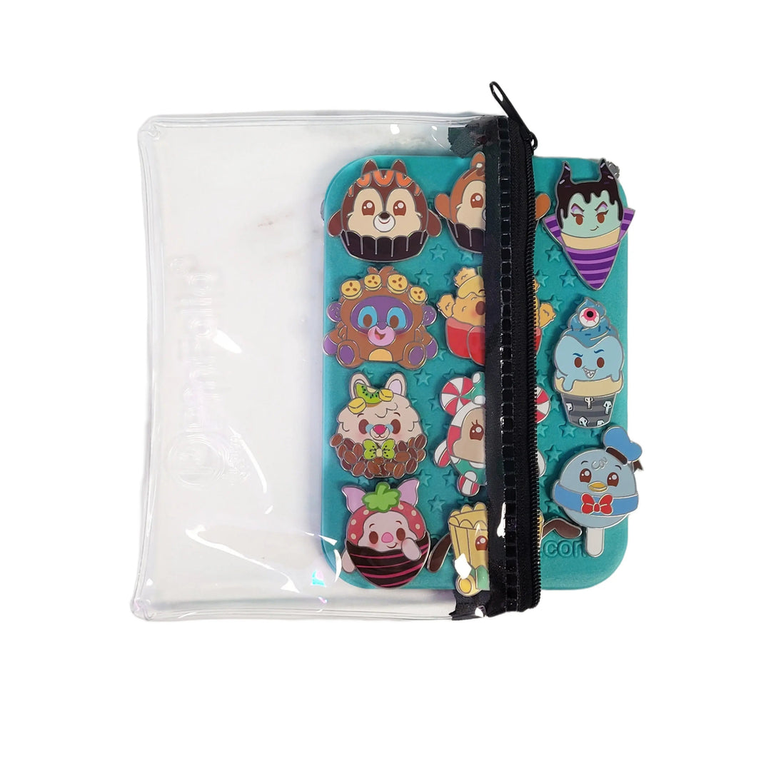 PinFolio® Safe'N'Go® Zippered Pouch for Mini Boards - Pack of 5 - Pinfinity - Augmented Reality Collectible Pins