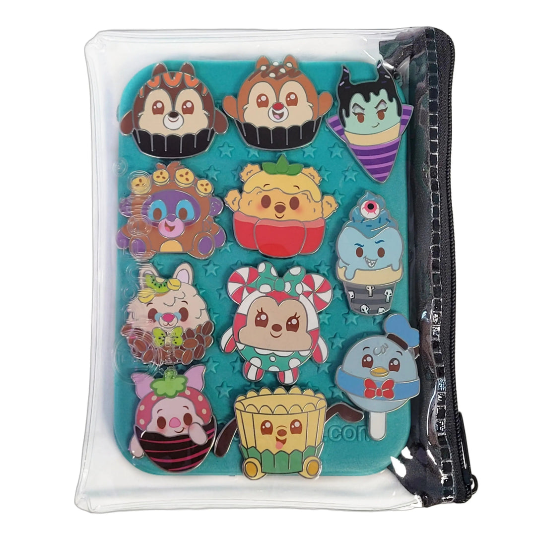 PinFolio® Safe'N'Go® Zippered Pouch for Mini Boards - Pack of 5 - Pinfinity - Augmented Reality Collectible Pins