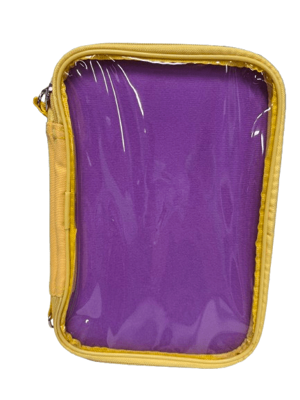 PinFolio® Show – Portable Enamel Pin Display and Storage Case with Stick'N'Go® Technology, Holds 100 Pins, Clear Front Window, Adjustable Strap - Pinfinity - Augmented Reality Collectible Pins