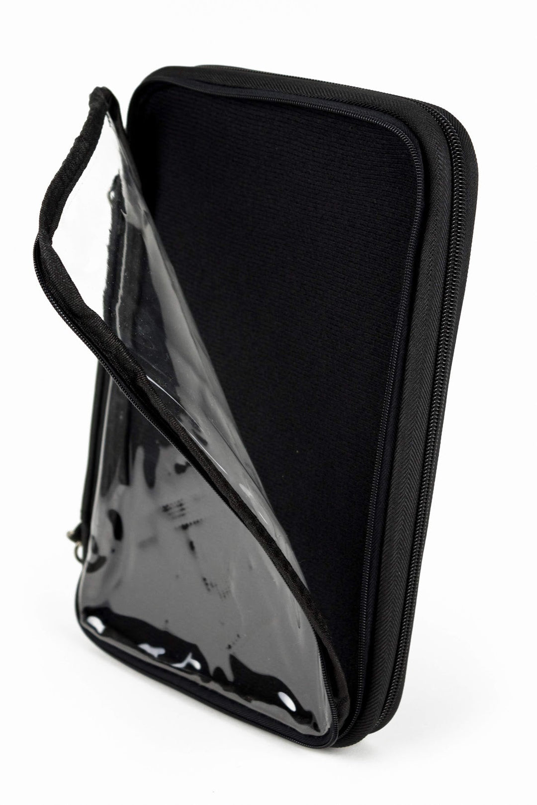 PinFolio® Show – Portable Enamel Pin Display and Storage Case with Stick'N'Go® Technology, Holds 100 Pins, Clear Front Window, Adjustable Strap - Pinfinity - Augmented Reality Collectible Pins