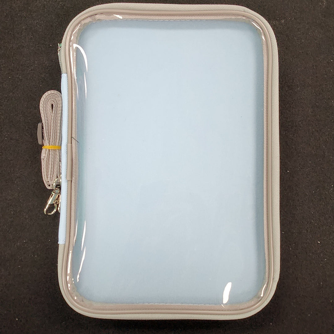 PinFolio® Show – Portable Enamel Pin Display and Storage Case with Stick'N'Go® Technology, Holds 100 Pins, Clear Front Window, Adjustable Strap - Pinfinity - Augmented Reality Collectible Pins