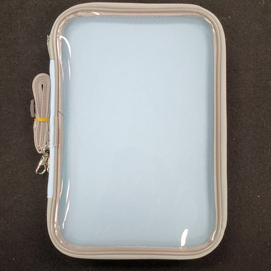 PinFolio® Show – Portable Enamel Pin Display and Storage Case with Stick'N'Go® Technology, Holds 100 Pins, Clear Front Window, Adjustable Strap - Pinfinity - Augmented Reality Collectible Pins
