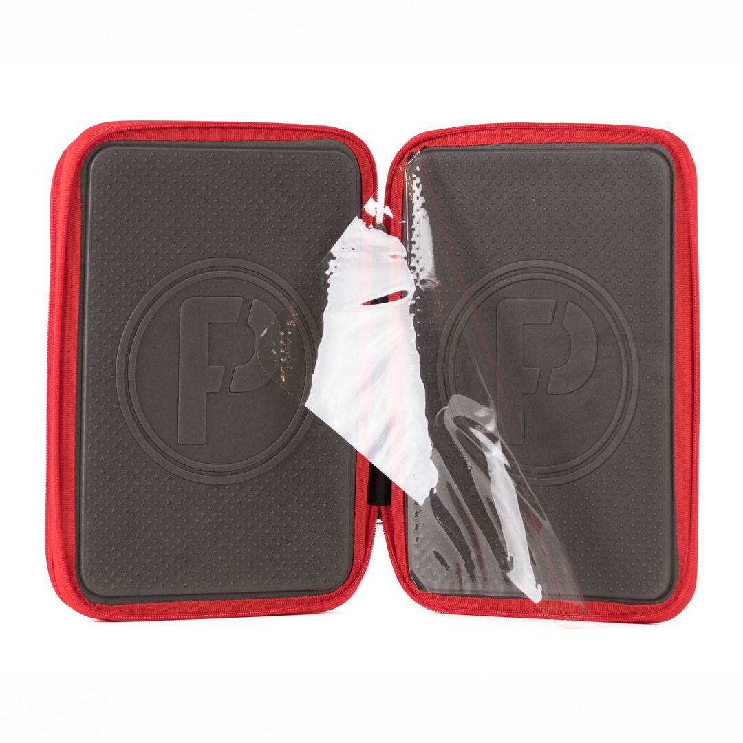 PinFolio® Show – Portable Enamel Pin Display and Storage Case with Stick'N'Go® Technology, Holds 100 Pins, Clear Front Window, Adjustable Strap - Pinfinity - Augmented Reality Collectible Pins