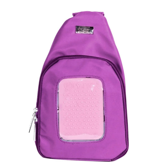 PinFolio® Sling Bag – Pin Trading & Display Bag with Transparent Window & Removable Pouches - Pinfinity - Augmented Reality Collectible Pins