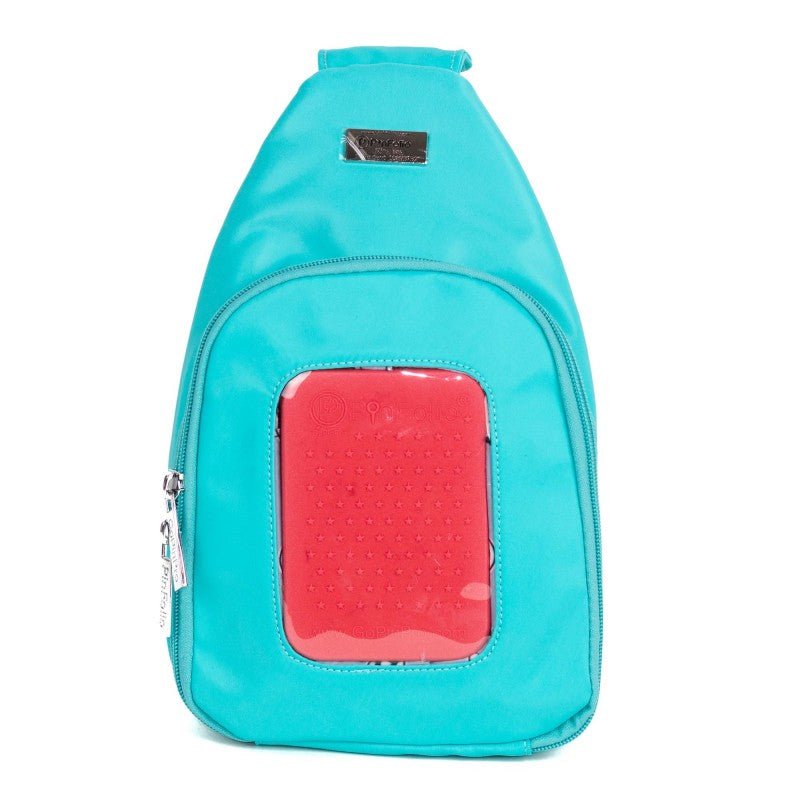 PinFolio® Sling Bag – Pin Trading & Display Bag with Transparent Window & Removable Pouches - Pinfinity - Augmented Reality Collectible Pins