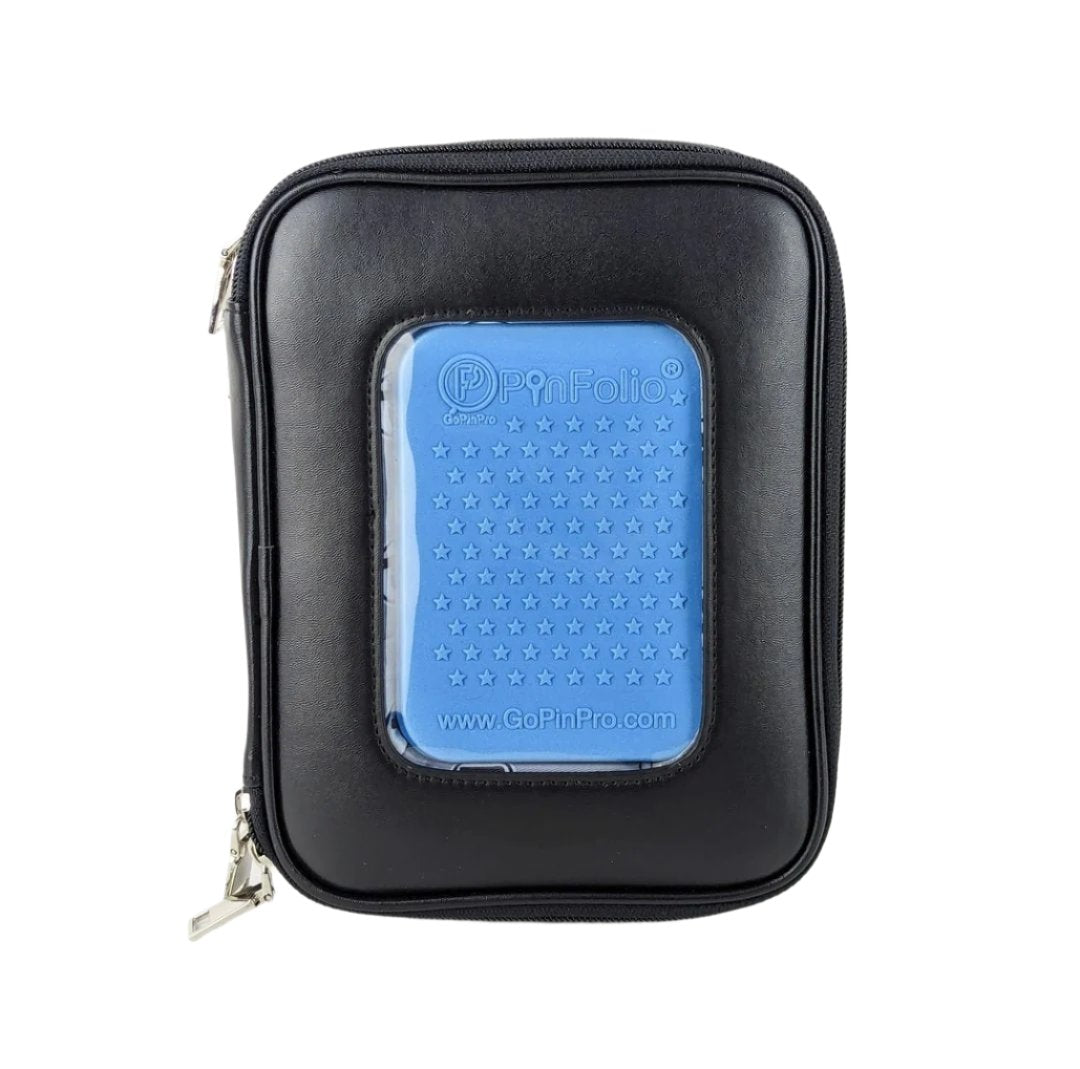 PinFolio® XO Pin Bag – Multi - Functional Pin Display & Storage with Safe'N'Go® Pouches | Holds Up to 5 Mini Boards - Pinfinity - Augmented Reality Collectible Pins
