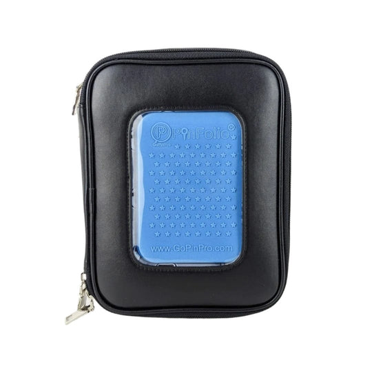 PinFolio® XO Pin Bag – Multi - Functional Pin Display & Storage with Safe'N'Go® Pouches | Holds Up to 5 Mini Boards - Pinfinity - Augmented Reality Collectible Pins