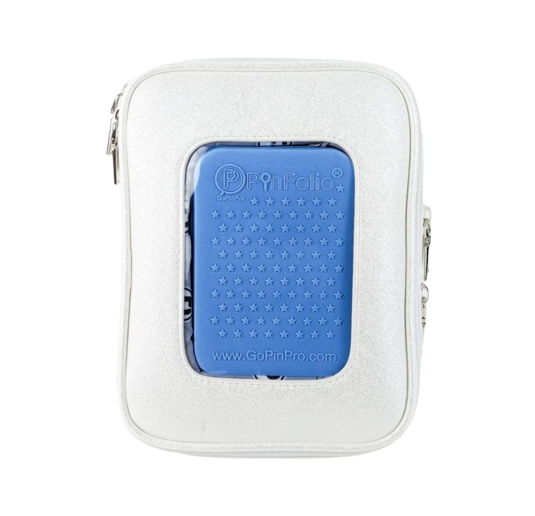 PinFolio® XO Pin Bag – Multi - Functional Pin Display & Storage with Safe'N'Go® Pouches | Holds Up to 5 Mini Boards - Pinfinity - Augmented Reality Collectible Pins