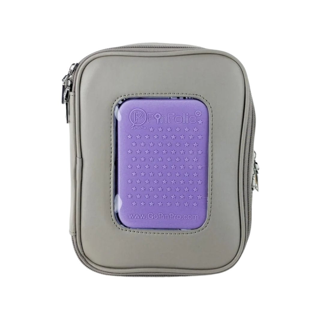 PinFolio® XO Pin Bag – Multi - Functional Pin Display & Storage with Safe'N'Go® Pouches | Holds Up to 5 Mini Boards - Pinfinity - Augmented Reality Collectible Pins