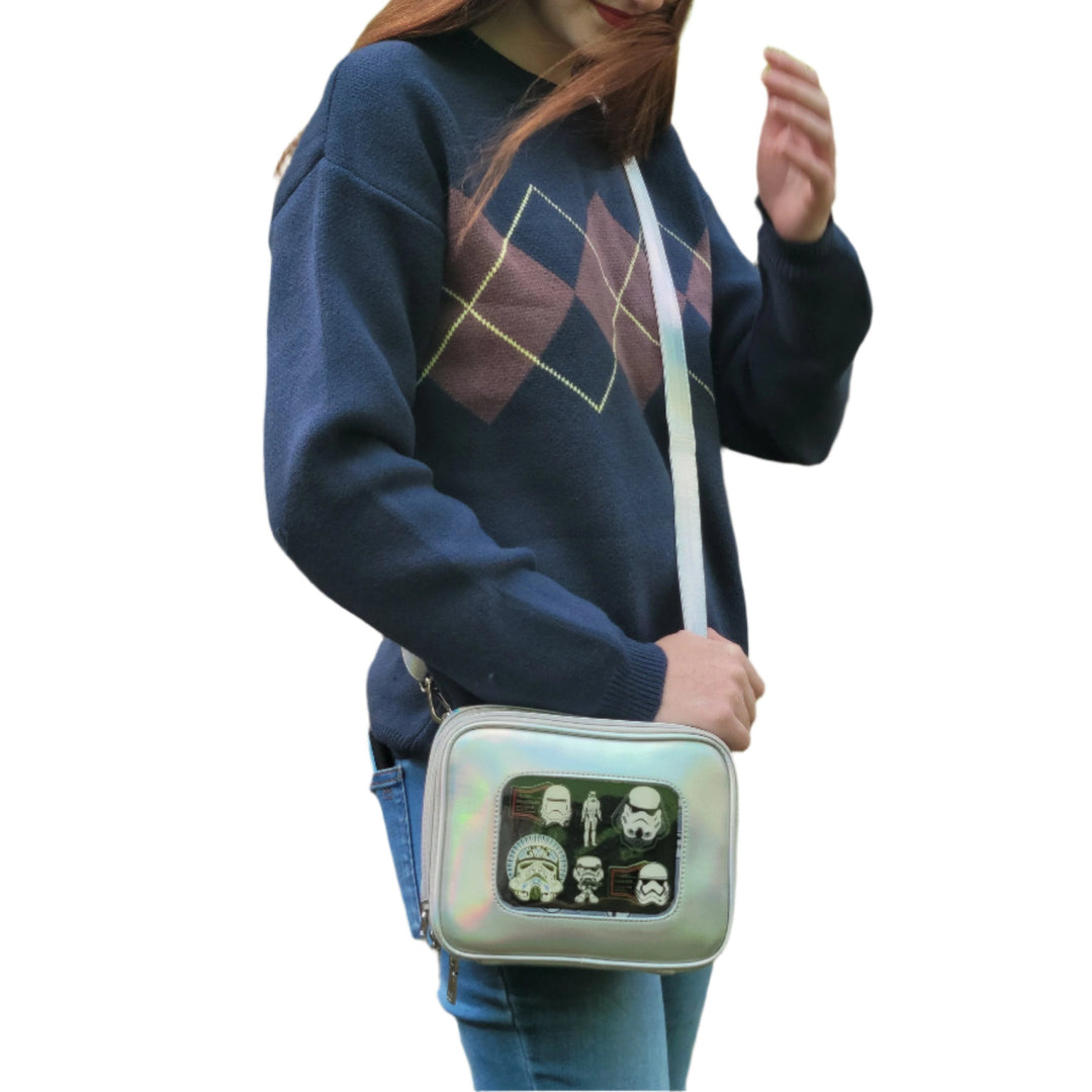 PinFolio® XO Pin Bag – Multi - Functional Pin Display & Storage with Safe'N'Go® Pouches | Holds Up to 5 Mini Boards - Pinfinity - Augmented Reality Collectible Pins