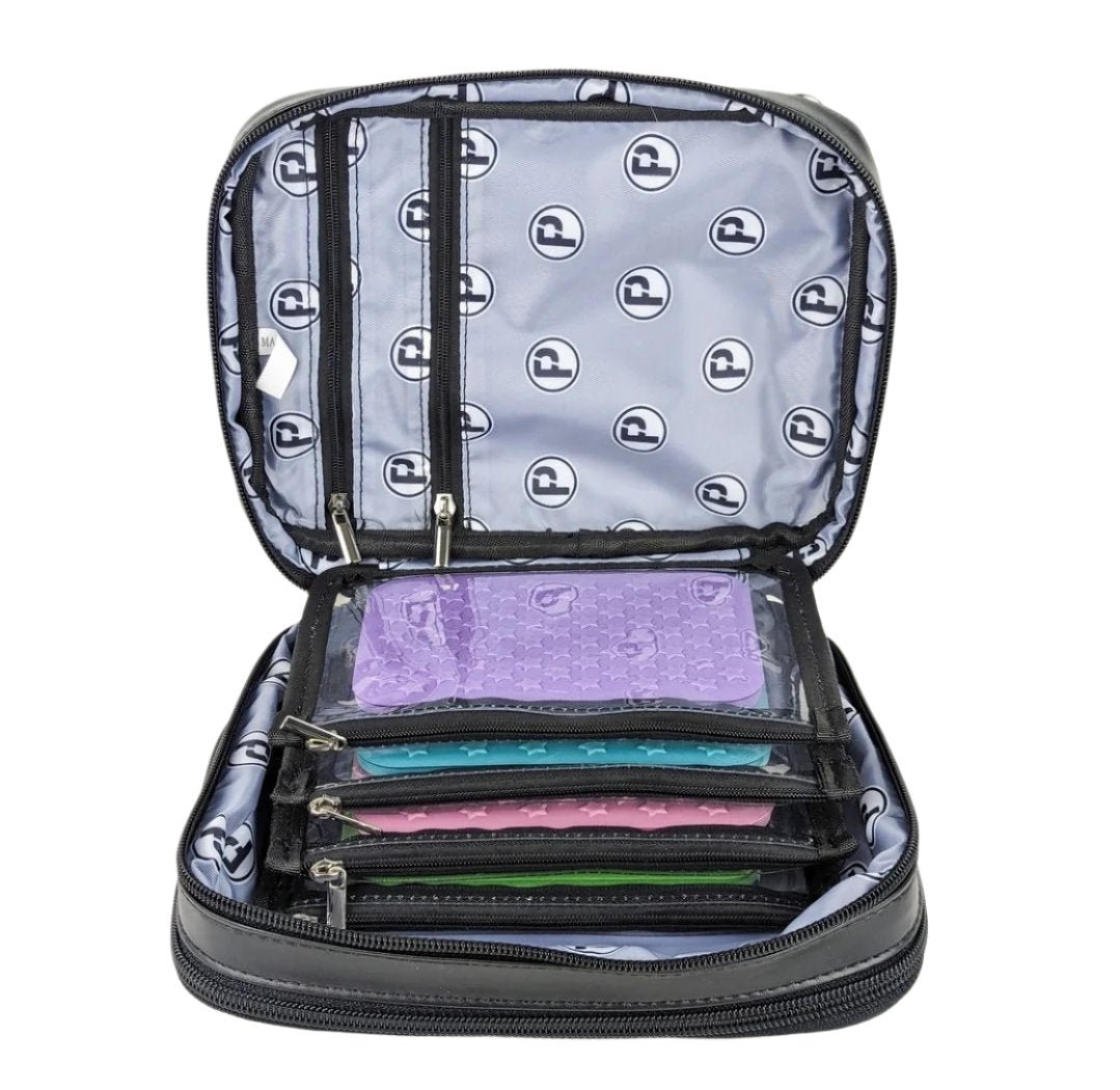 PinFolio® XO Pin Bag – Multi - Functional Pin Display & Storage with Safe'N'Go® Pouches | Holds Up to 5 Mini Boards - Pinfinity - Augmented Reality Collectible Pins