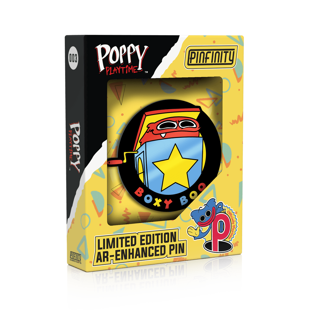 Poppy Playtime - Boxy Boo - Pinfinity - Augmented Reality Collectible Pins