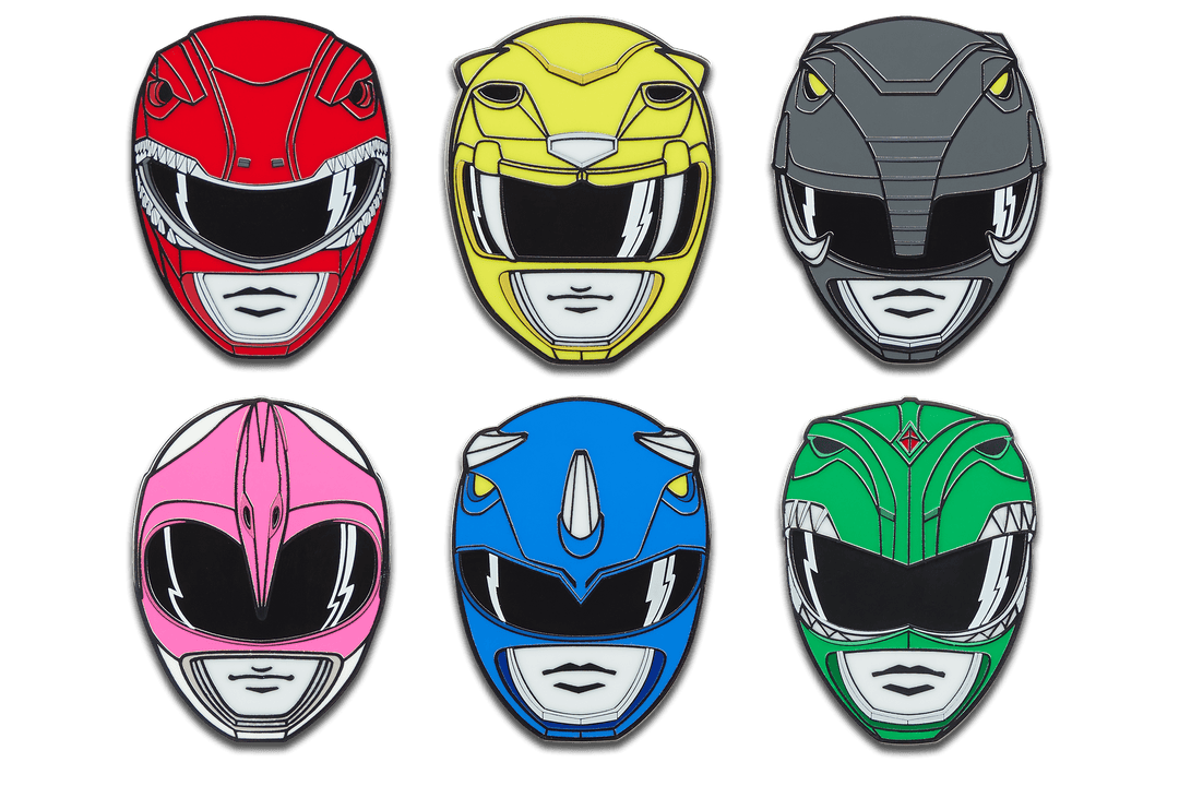 Power Rangers Pin Set - Pinfinity - Augmented Reality Collectible Pins