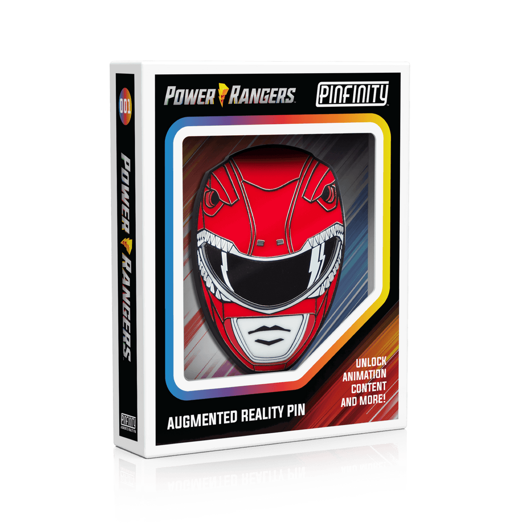 Power Rangers - Red Ranger - Pinfinity - Augmented Reality Collectible Pins