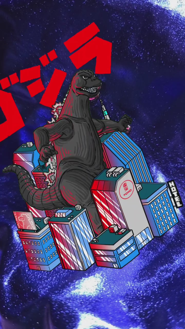 Godzilla XL CMYK Edition AR Pin (Showa Era) – Pinfinity