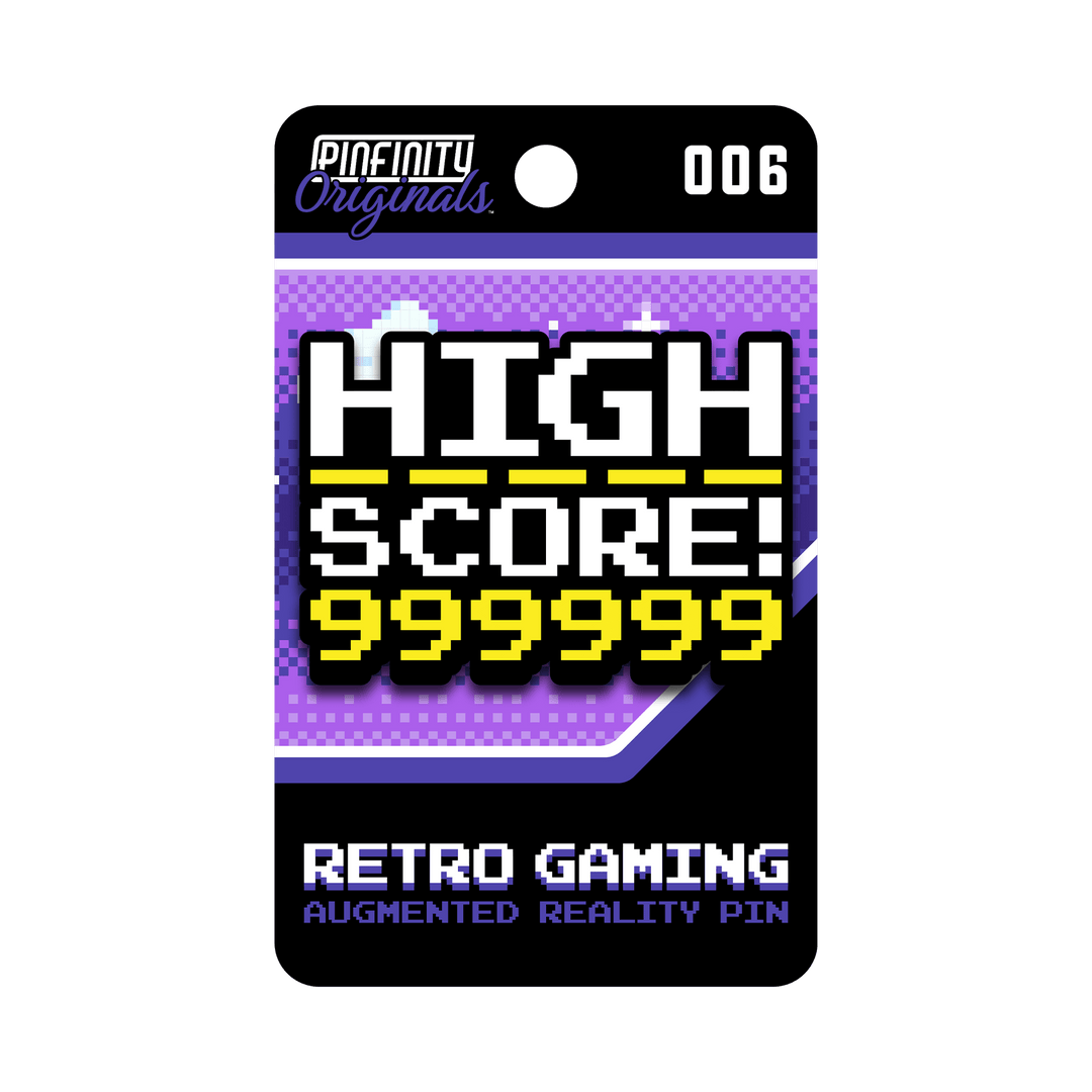 Retro Gaming - High Score - Pinfinity - Augmented Reality Collectible Pins