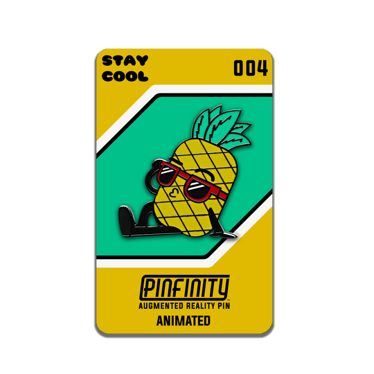 Summer Series - Tropicool Pineapple - Pinfinity - Augmented Reality Collectible Pins