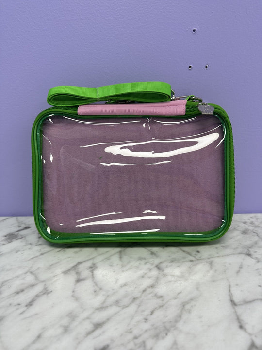 PinFolio® Show – Portable Enamel Pin Display and Storage Case with Stick'N'Go® Technology, Holds 100 Pins, Clear Front Window, Adjustable Strap