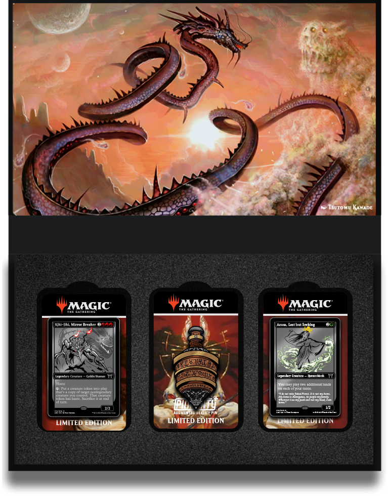 pinfinity mtg card back Magic the Gathering Card Back AR-Enhanced Collectible Pin