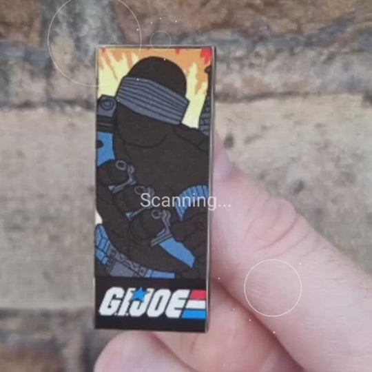 G.I. Joe - Snake Eyes File Card AR Pin