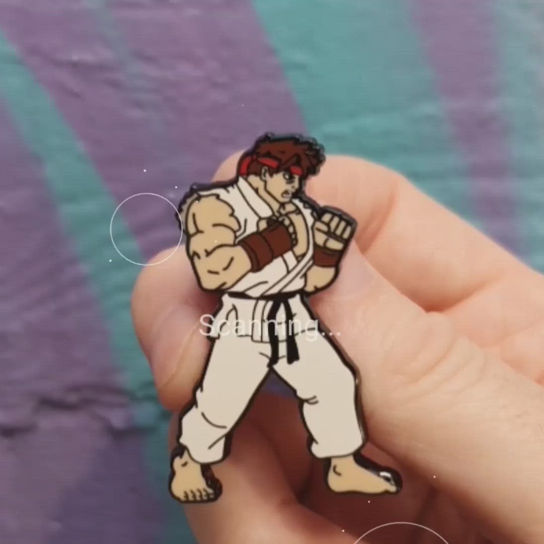 Street Fighter: Blanka Augmented Reality Enamel Pin