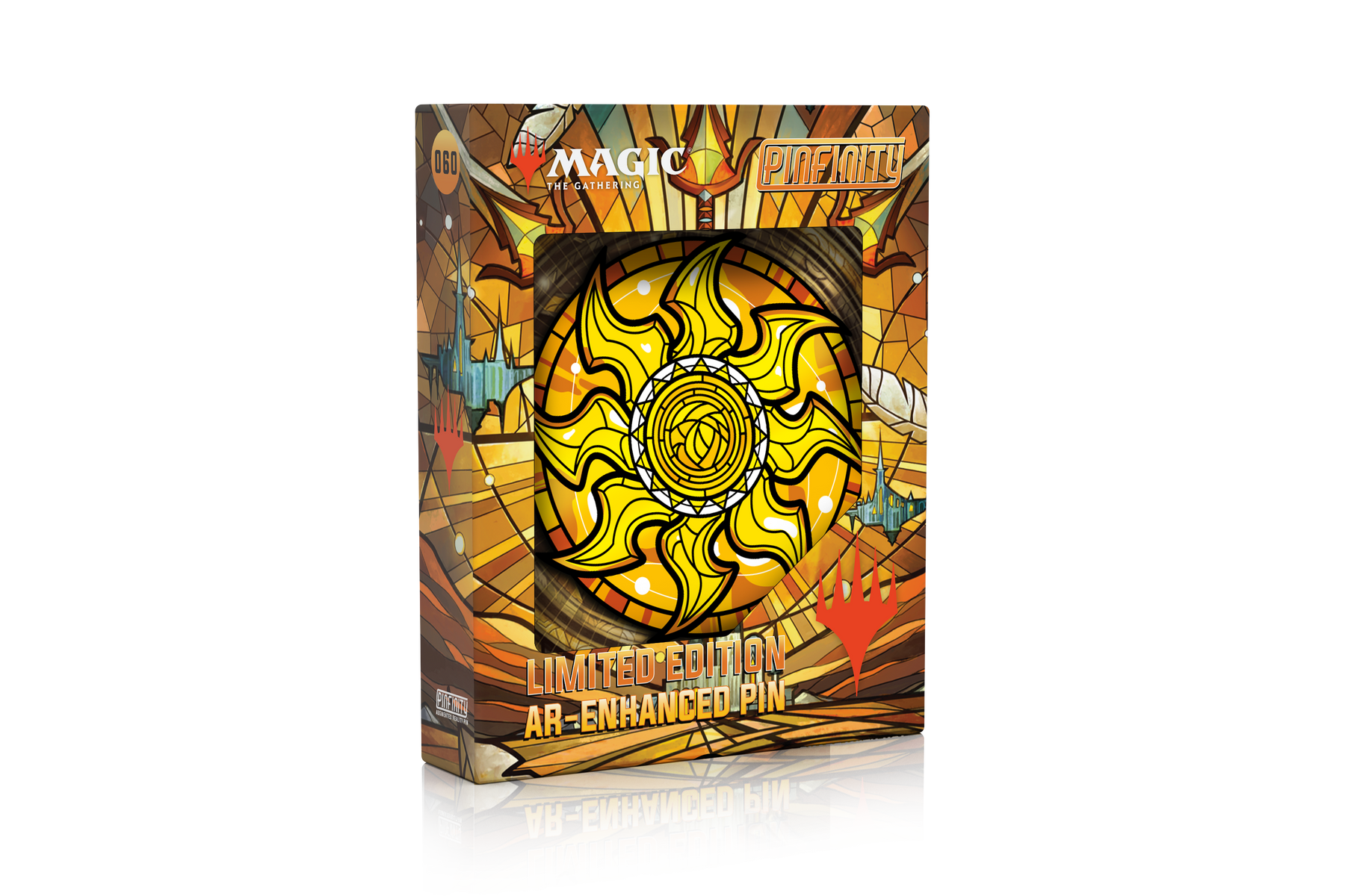 Magic: the Gathering - Stained Glass Plains Pin – Pinfinity - Augmented  Reality Collectible Pins