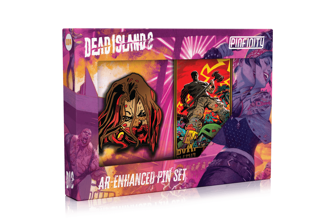 Dead Island 2 - Ryan and the Lootable Pin Set - Pinfinity - Augmented Reality Collectible Pins