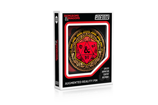 Dungeons & Dragons - D20 - Pinfinity - Augmented Reality Collectible Pins