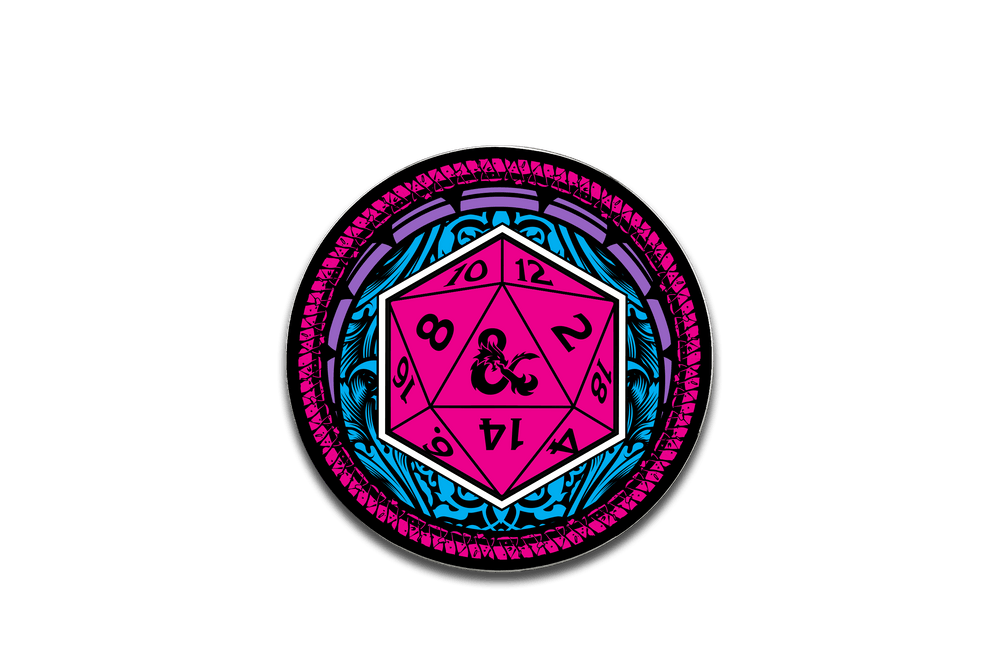 Dungeons & Dragons - D20 NEON EDITION - Pinfinity - Augmented Reality Collectible Pins