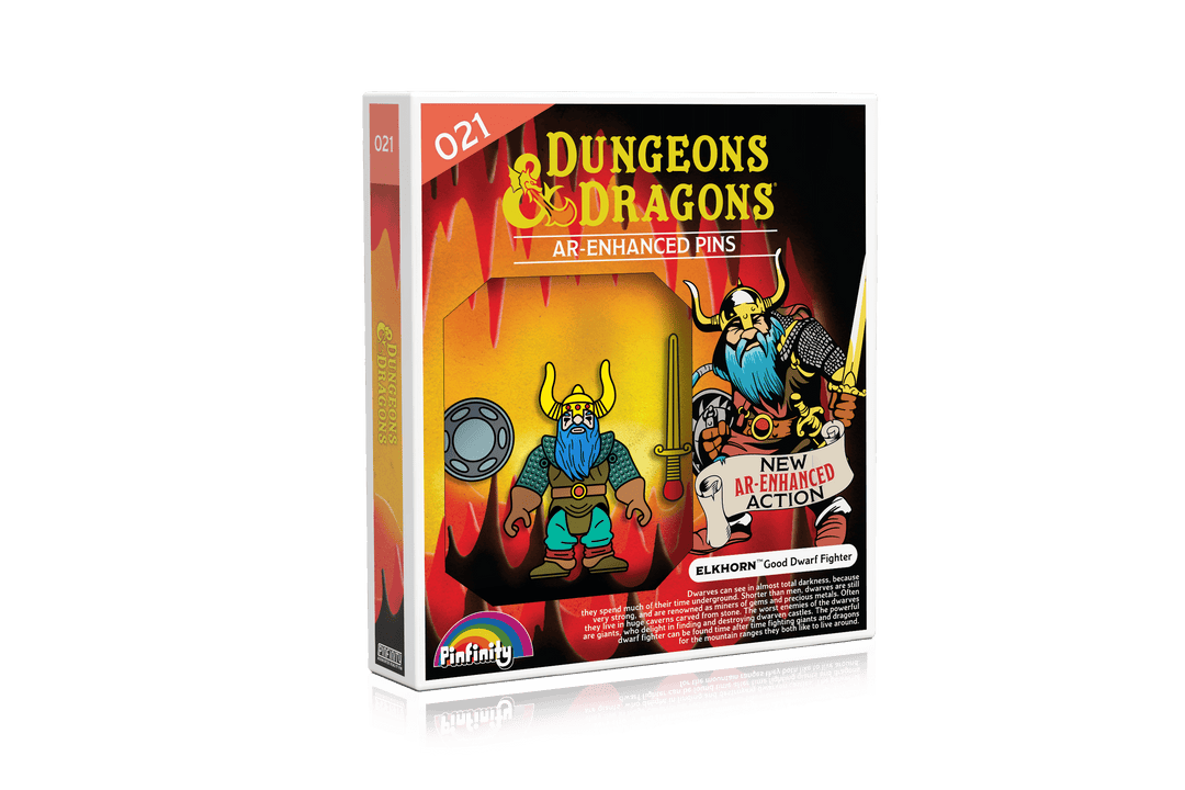 Dungeons & Dragons (D&D) Limited Edition Class 12pc Augmented Reality Pin Set