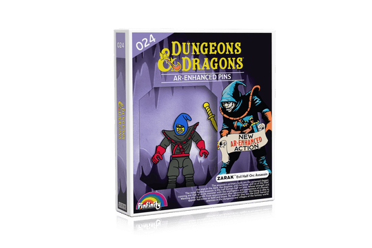 Dungeons & Dragons - Zarak Retro Toy AR Pin - Pinfinity - Augmented Reality Collectible Pins