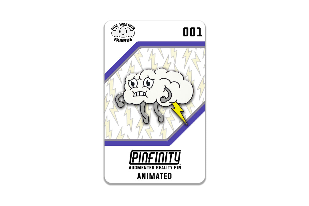 Fair Weather Friends - Cloudy (Lightning) - Pinfinity - Augmented Reality Collectible Pins