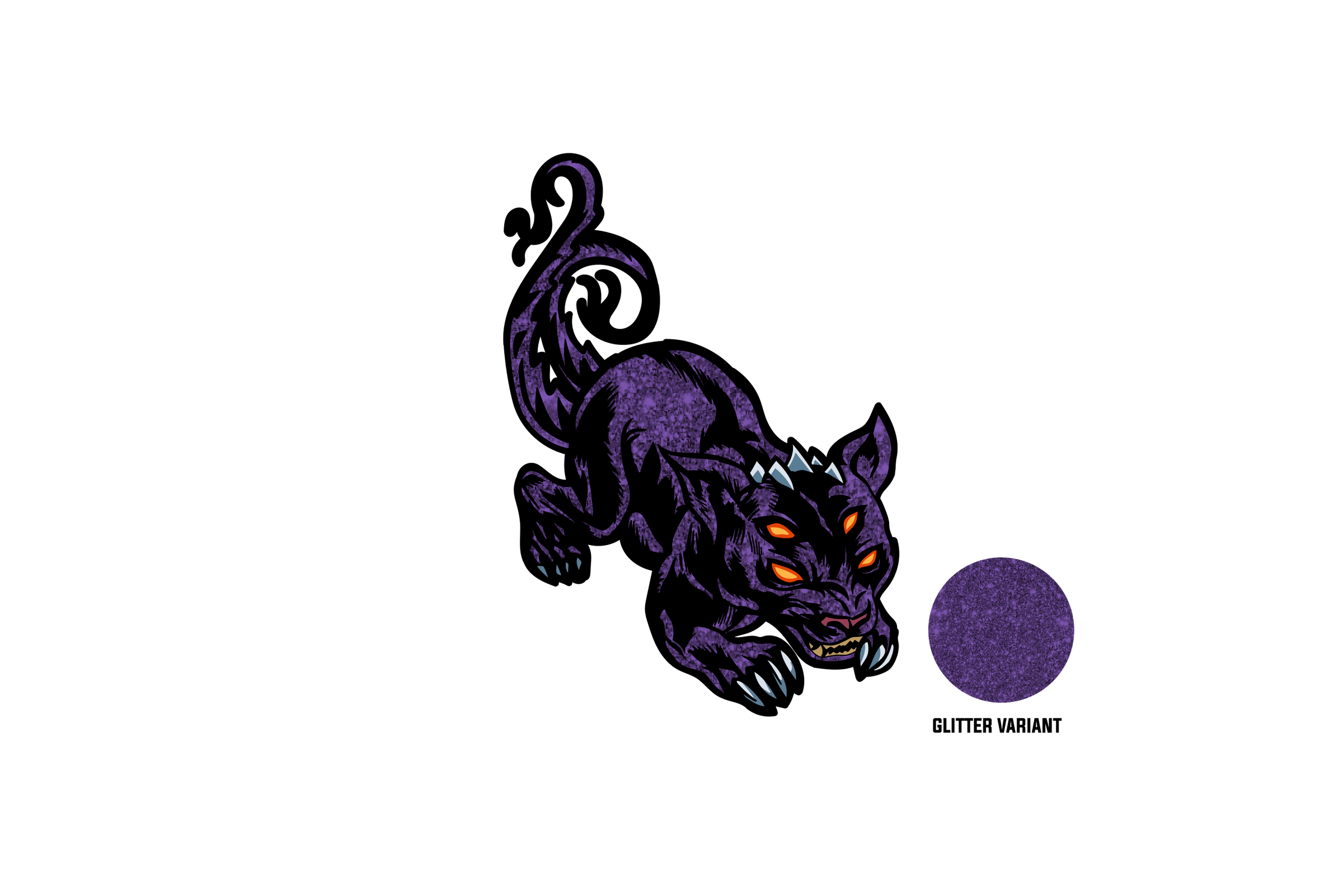Magic: The Gathering - Glitter Variant Nightmare Kitten Pin - Pinfinity - Augmented Reality Collectible Pins