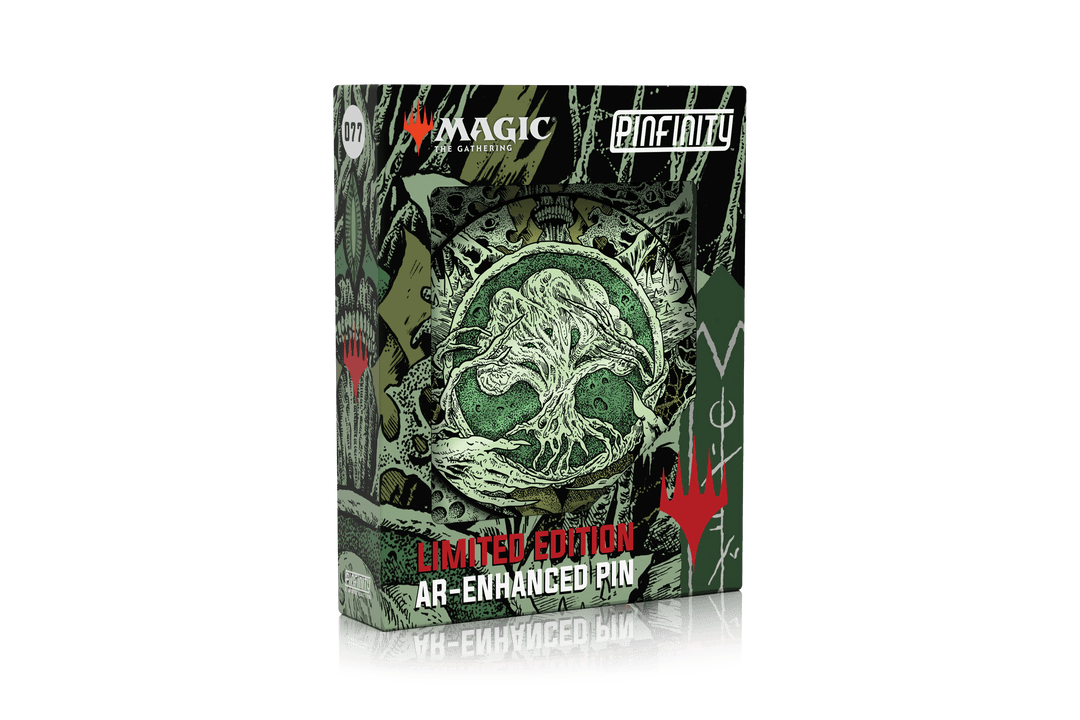 Magic: The Gathering - Infect Forest Pin - Pinfinity - Augmented Reality Collectible Pins