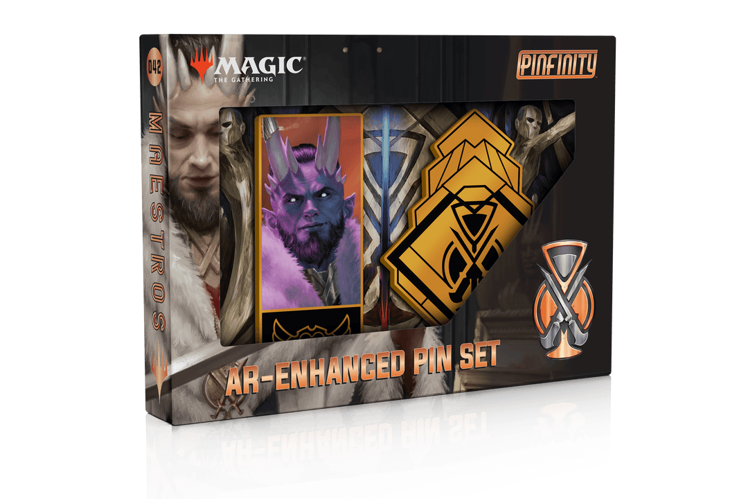 Magic: The Gathering - Limited Edition: Maestros Pin Set - Pinfinity - Augmented Reality Collectible Pins