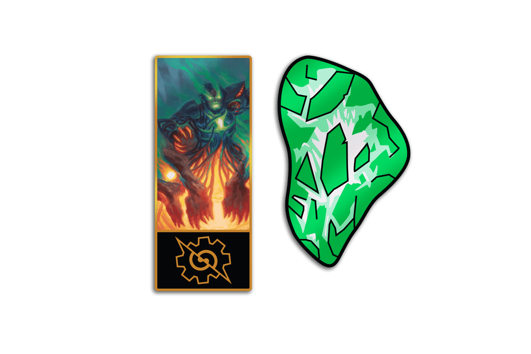 Magic: the Gathering - Limited Edition: Mishra and Weakstone Pin Set - Pinfinity - Augmented Reality Collectible Pins