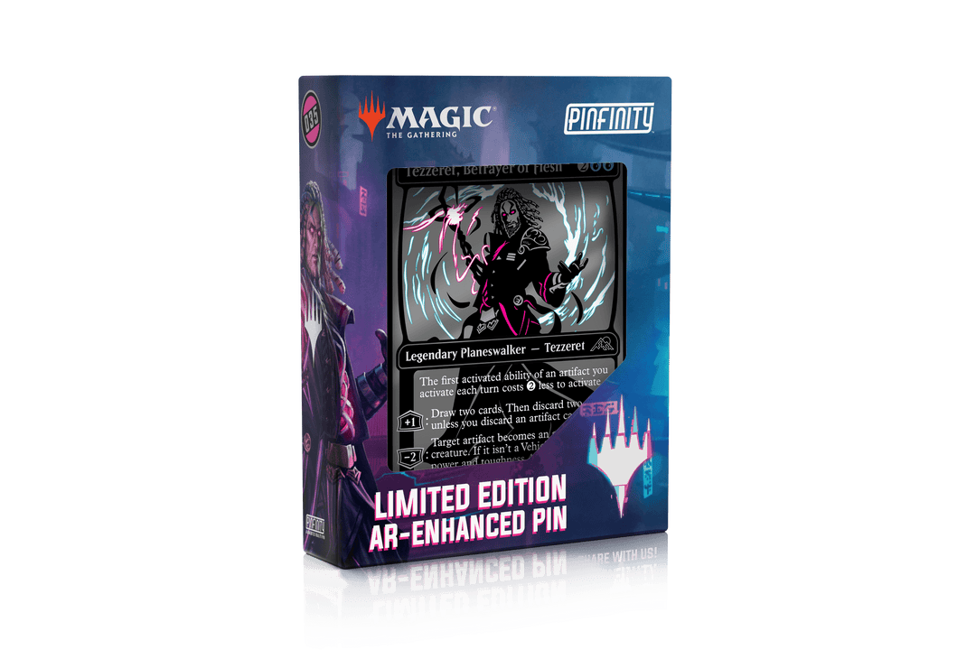 Magic: the Gathering - Limited Edition: Tezzeret, Betrayer of Flesh - Pinfinity - Augmented Reality Collectible Pins